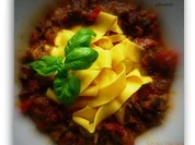 Pasta mit Auberginensauce - Rezept