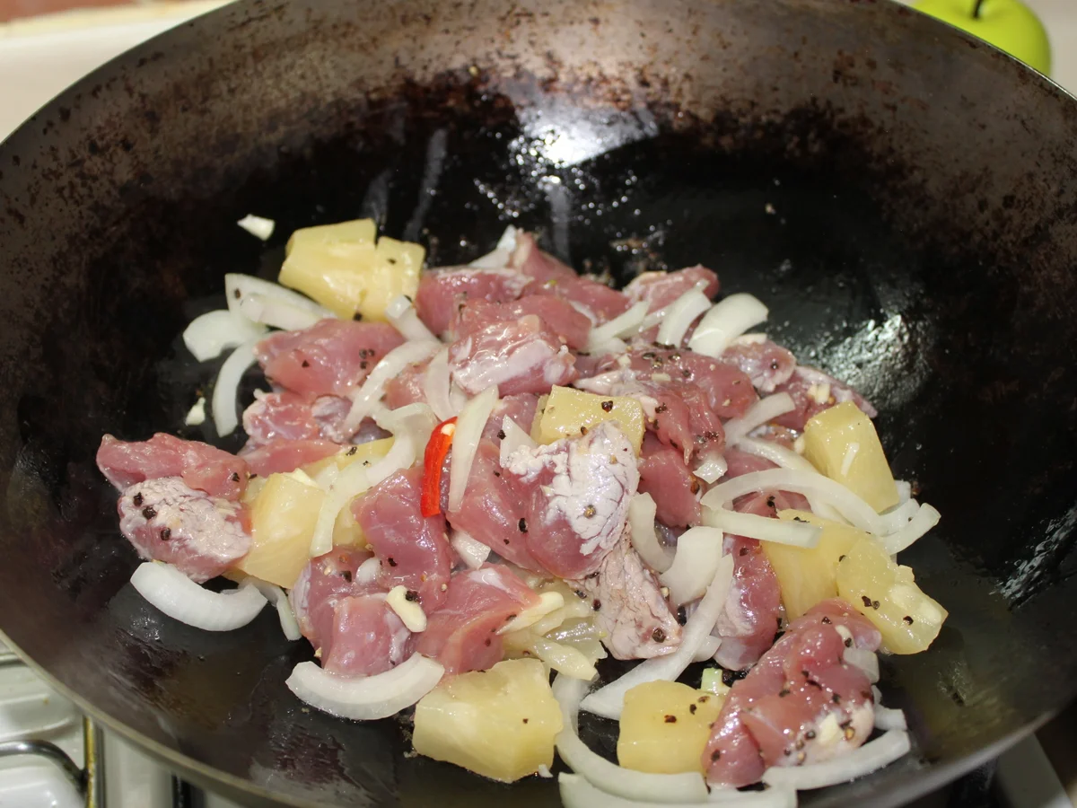 Ferkel trifft Hühnchen im Gemüsegarten - Rezept - Bild Nr. 4