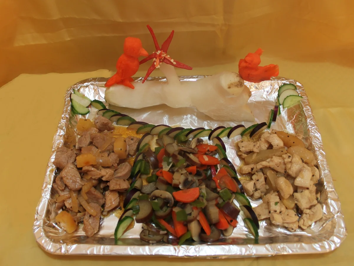 Ferkel trifft Hühnchen im Gemüsegarten - Rezept - Bild Nr. 5