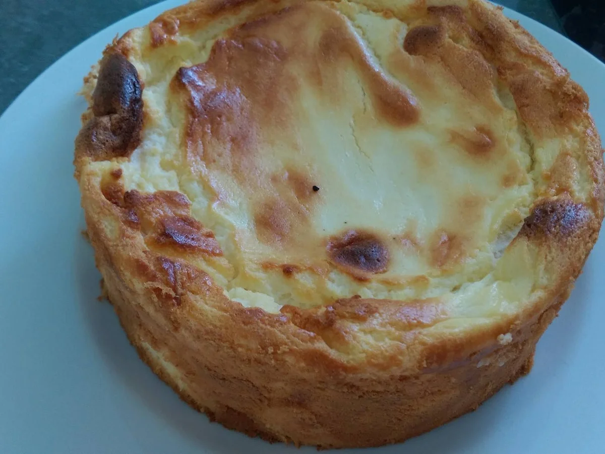 Käsekuchen ohne Boden - Rezept