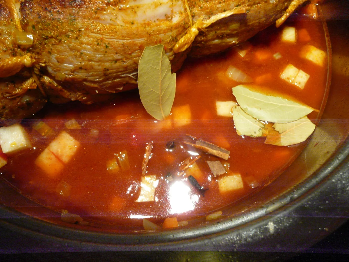 Musikantenland - Braten gefüllt mit Brät . - Rezept - Bild Nr. 5