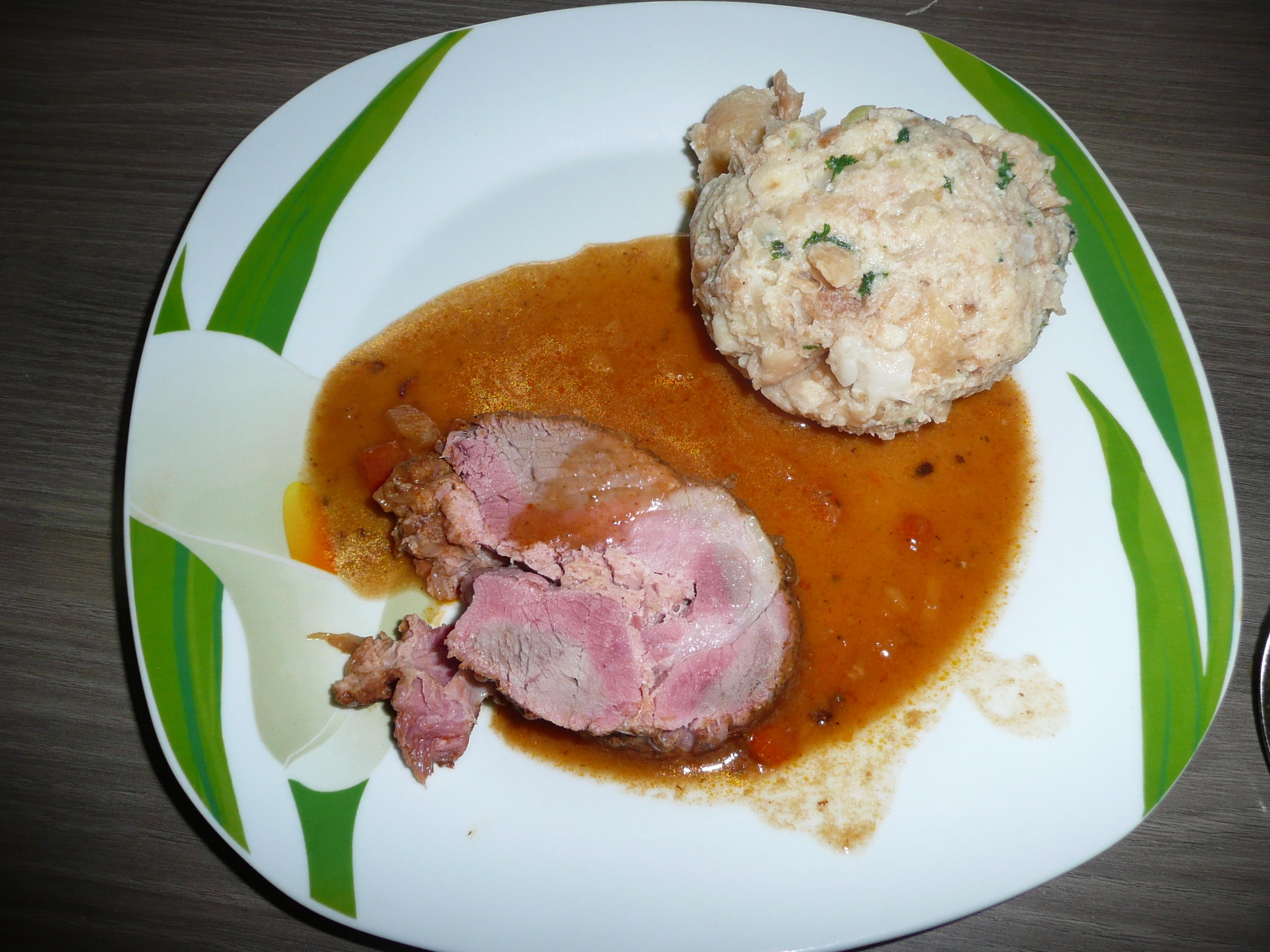 Bilder für Musikantenland - Braten gefüllt mit Brät . - Rezept