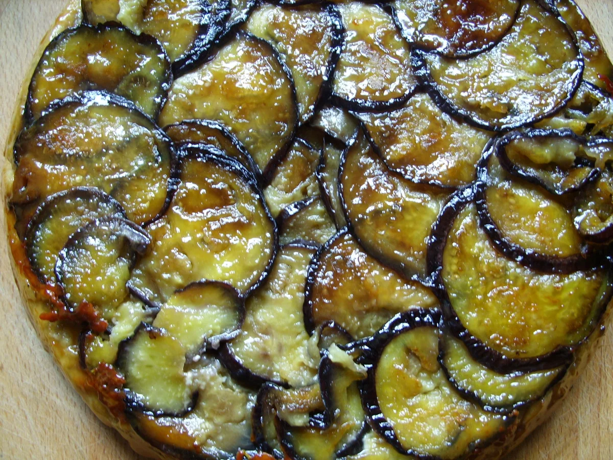 Tarte-Tatin mit Auberginen - Rezept - Bild Nr. 5