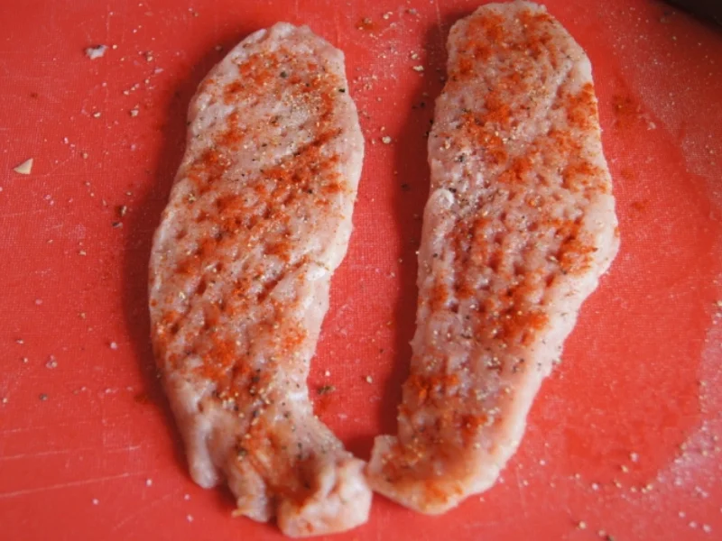 Kurzspargel mit Schnitzel natur und Kartoffelpilzen - Rezept - Bild Nr. 5