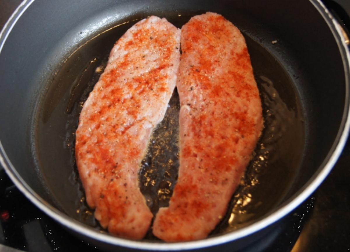 Kurzspargel mit Schnitzel natur und Kartoffelpilzen - Rezept - Bild Nr. 6