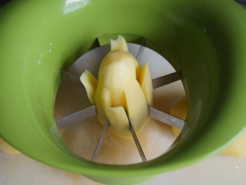 Kurzspargel mit Schnitzel natur und Kartoffelpilzen - Rezept - Bild Nr. 10