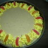 Rhabarber - Apfel - Feige Frischkäsetorte - Rezept