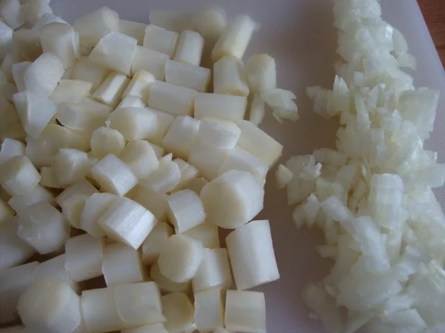 Spargelsuppe mit Butter-Vanille Spitzen Topping - Rezept - Bild Nr. 4