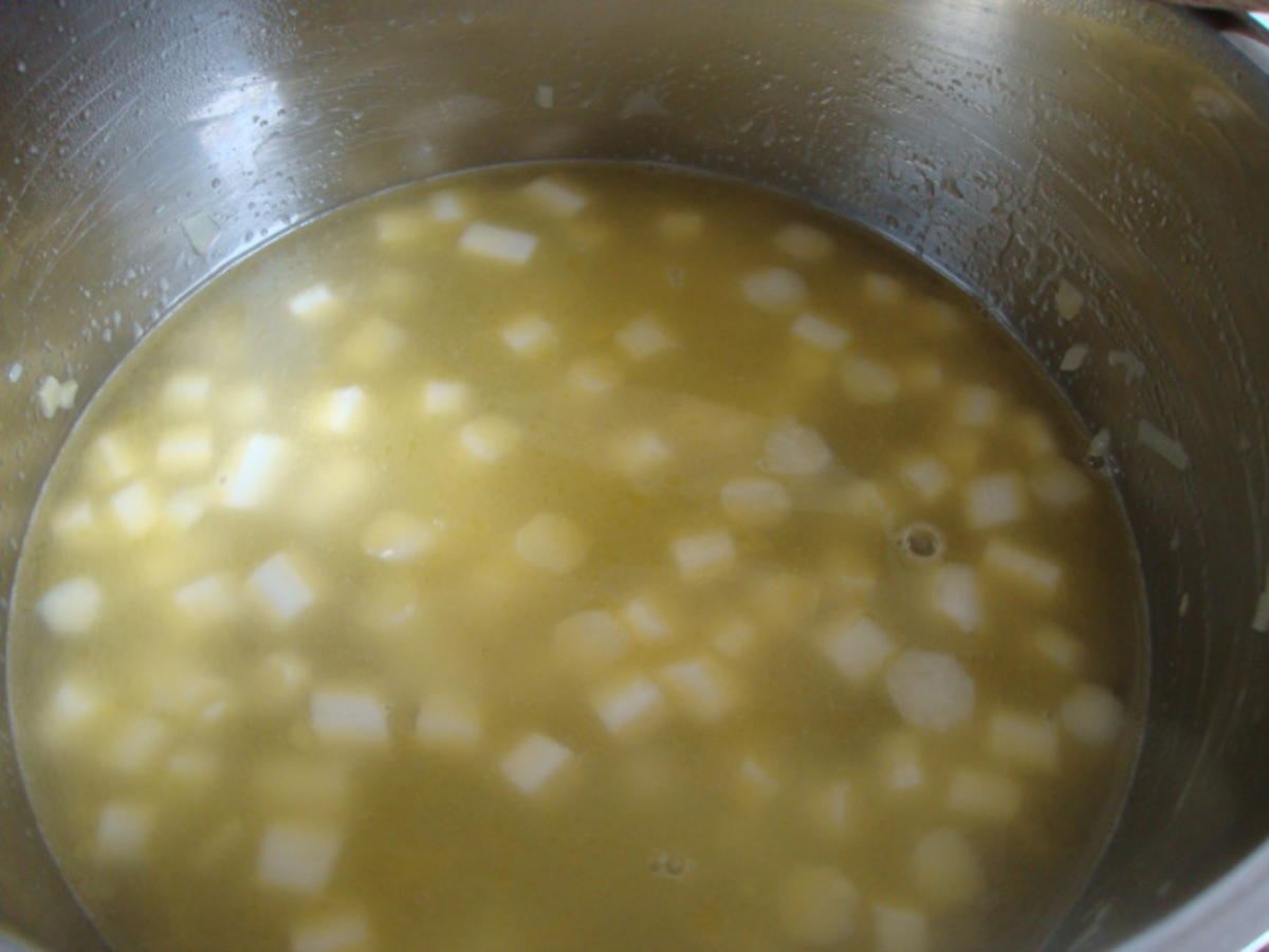 Spargelsuppe mit Butter-Vanille Spitzen Topping - Rezept - Bild Nr. 6