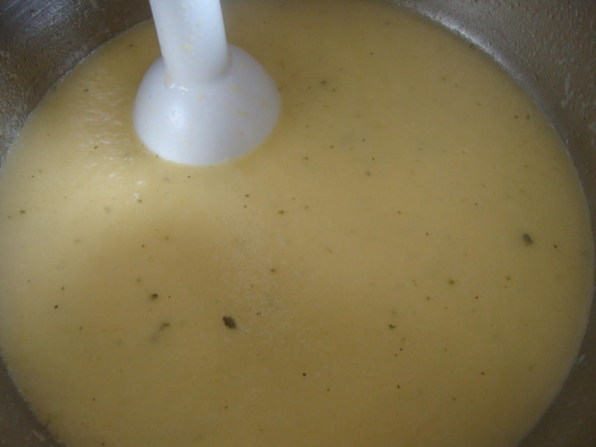 Spargelsuppe mit Butter-Vanille Spitzen Topping - Rezept - Bild Nr. 8