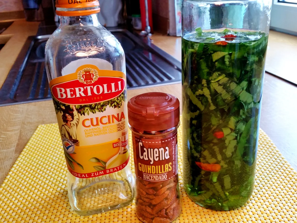 Bärlauchöl - selbst angesetzt - Rezept - Bild Nr. 5