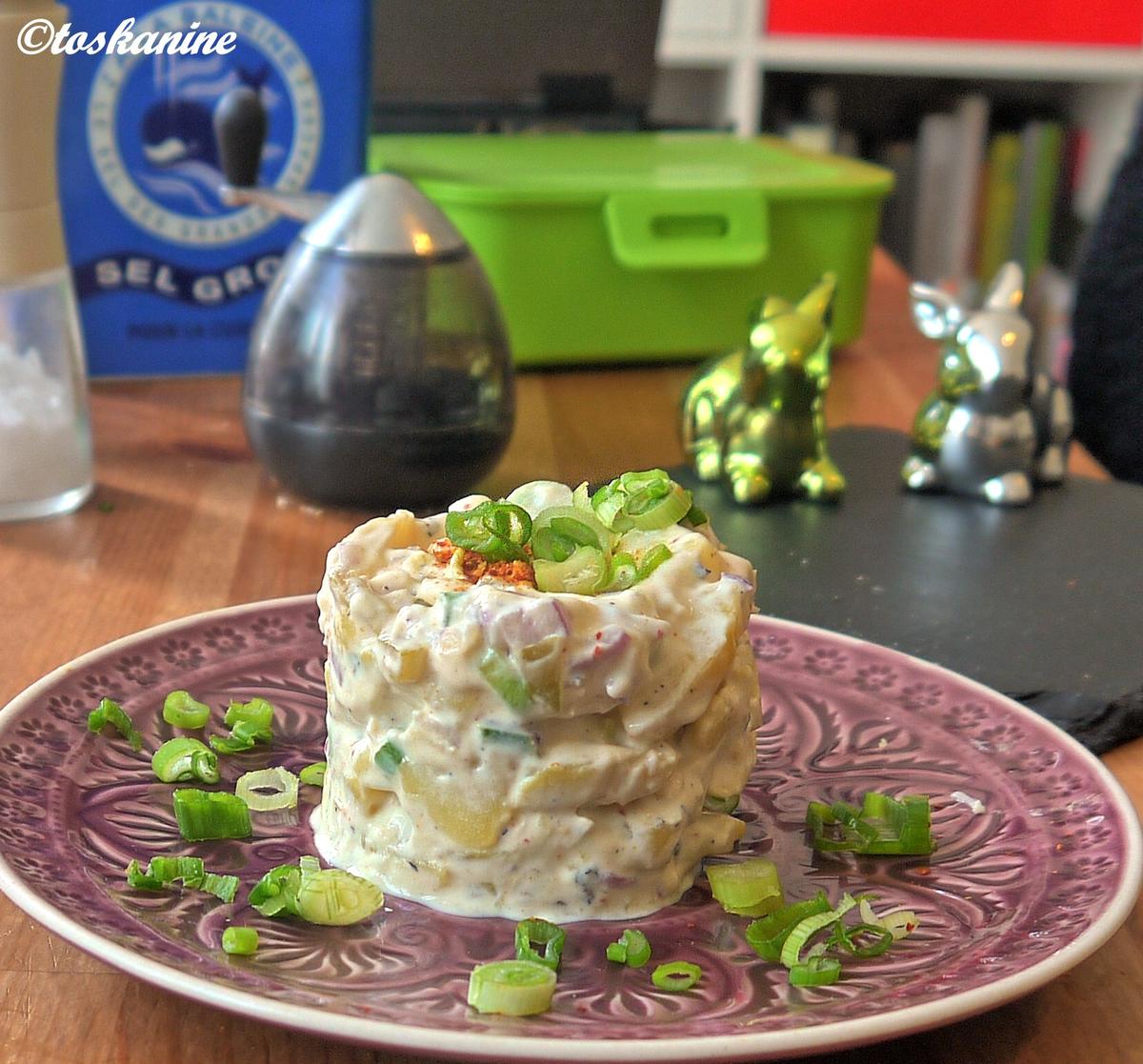 Pikanter Kartoffelsalat auf Joghurt-Basis - Rezept - Bild Nr. 2