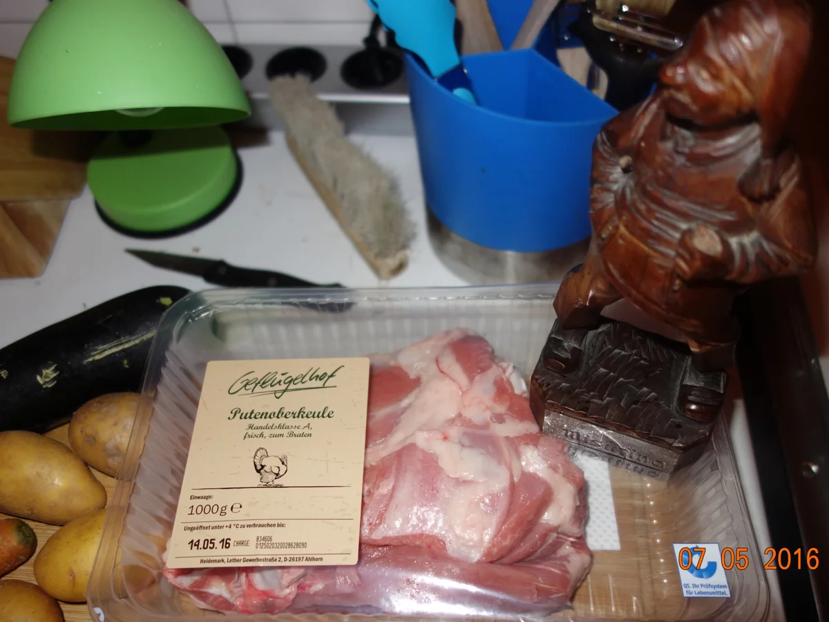 Römertopf - Putenoberkeule im Römi; - Rezept - Bild Nr. 2