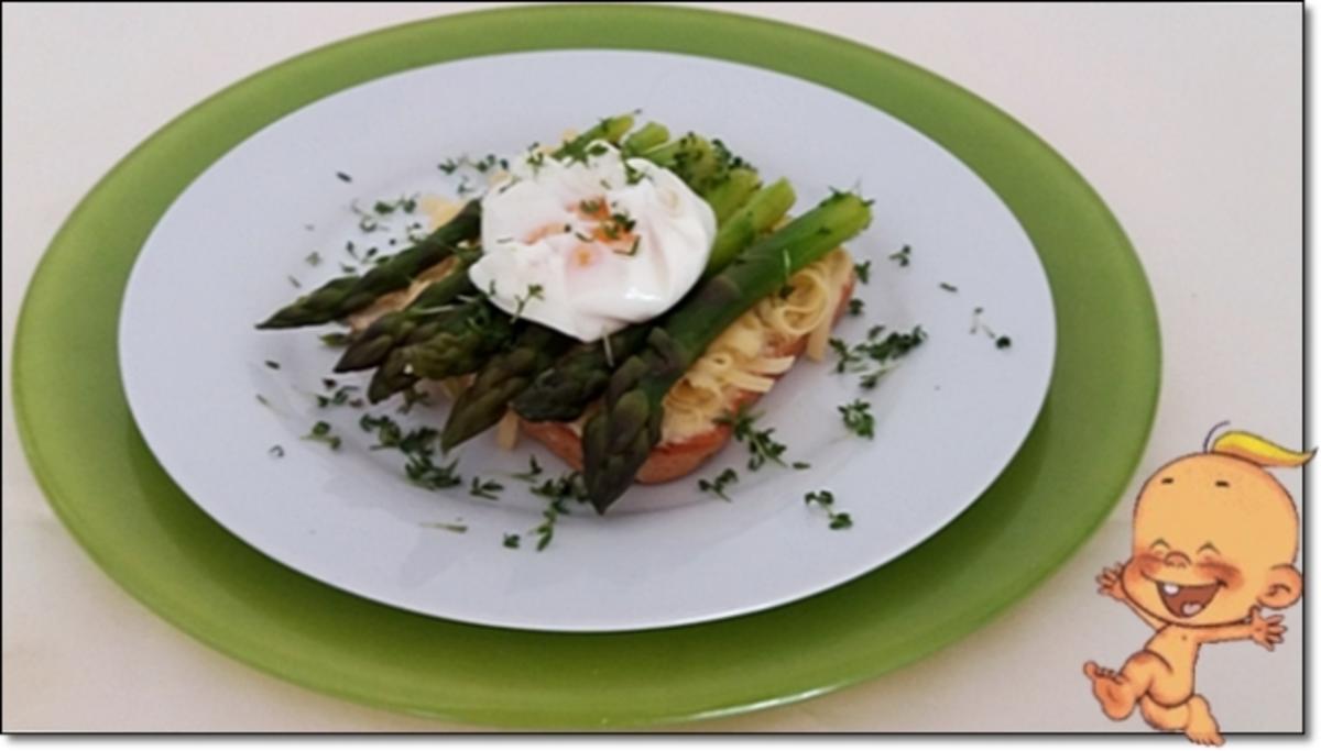 Bruschetta mit Käse, Spargel und pochiertem Ei belegt - Rezept Von
Einsendungen 2010Herford