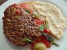 Kräuter-Hackbraten mit Polenta - Rezept