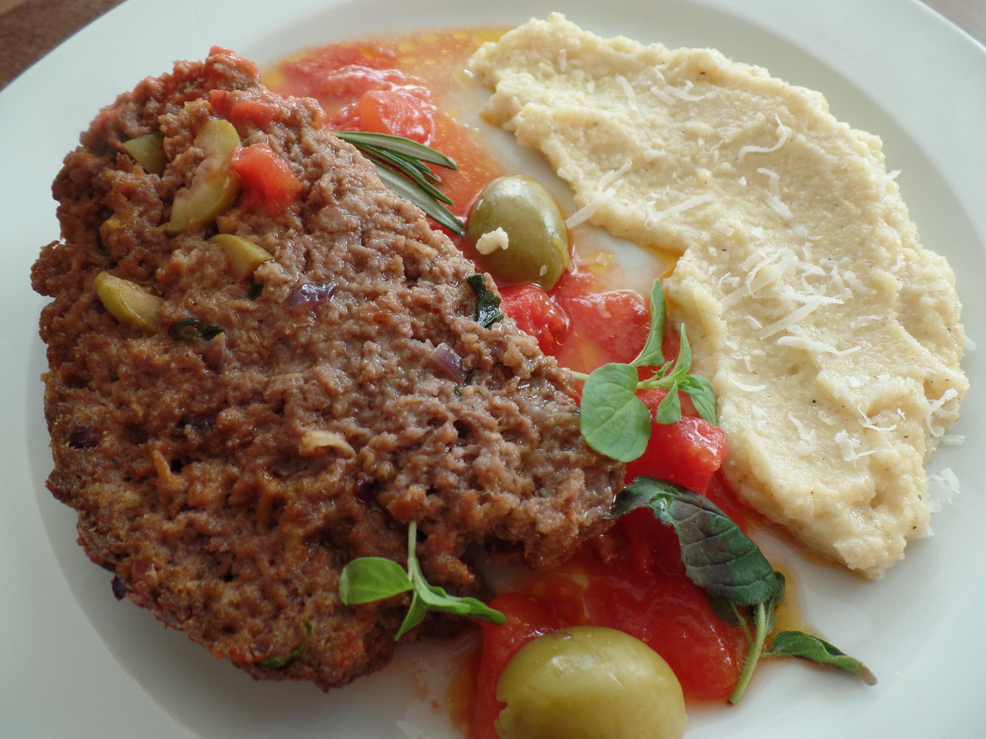 Kräuter-Hackbraten mit Polenta - Rezept Durch Sheeva1960