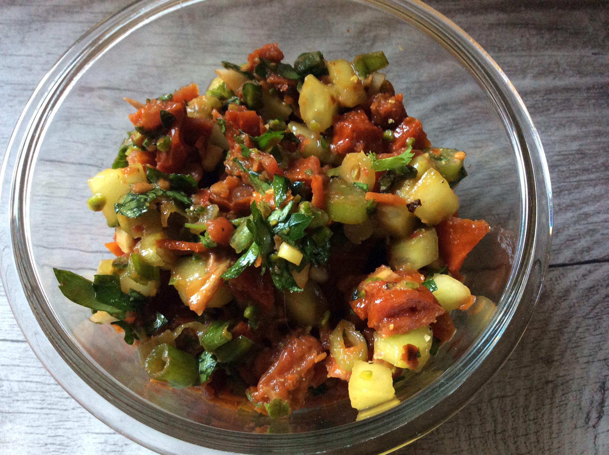 Bilder für Bruschetta mit getrockneten Tomaten - Rezept