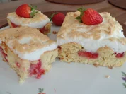 Erdbeer-Baiser-Kuchen - Rezept