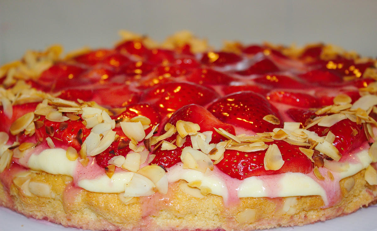 Erdbeerkuchen - Rezept