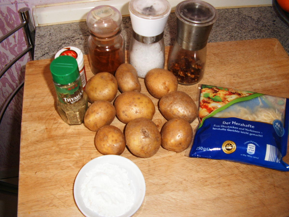 Knusprige Käse-Ofen-Kartoffeln - Rezept - Bild Nr. 2