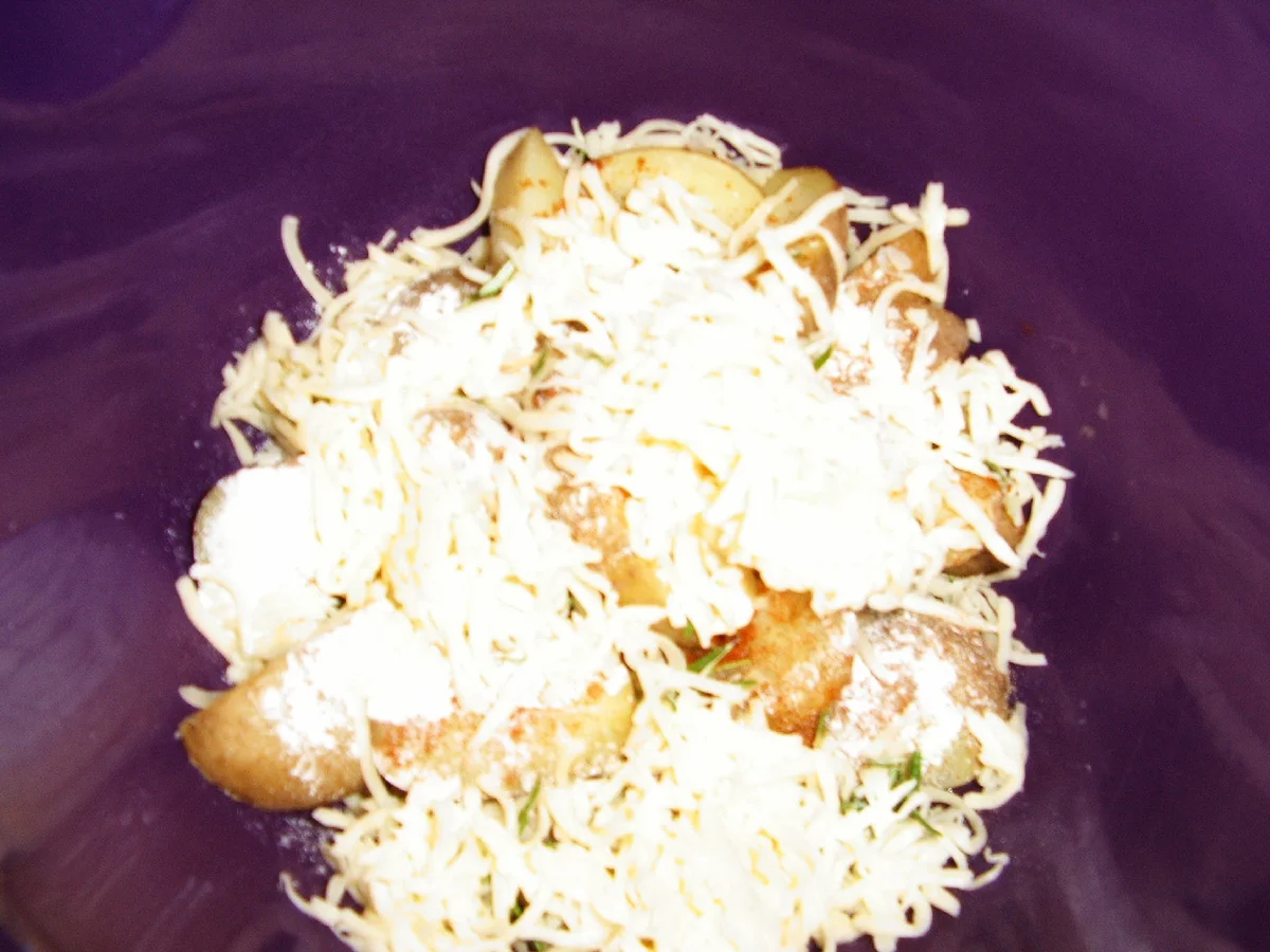 Knusprige Käse-Ofen-Kartoffeln - Rezept - Bild Nr. 4