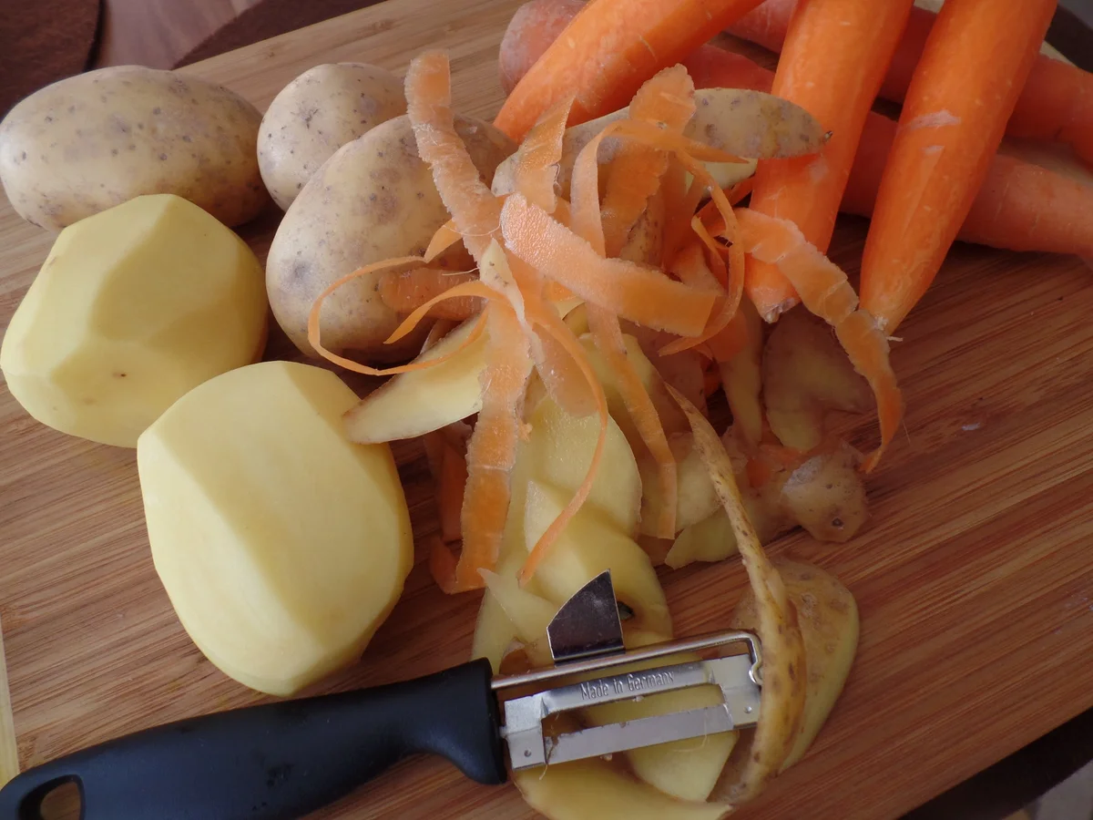 Rezept: Gemüserösti mit Schnittlauchquark Bild Nr. 3 Gemüserösti mit Schnittlauchquark - Rezept - Bild Nr. 3