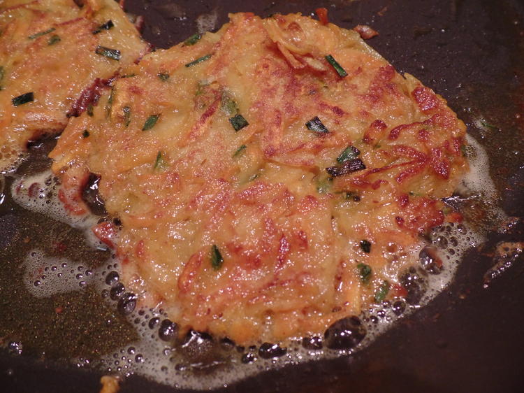Gemüserösti mit Schnittlauchquark - einfach - von Sheeva1960