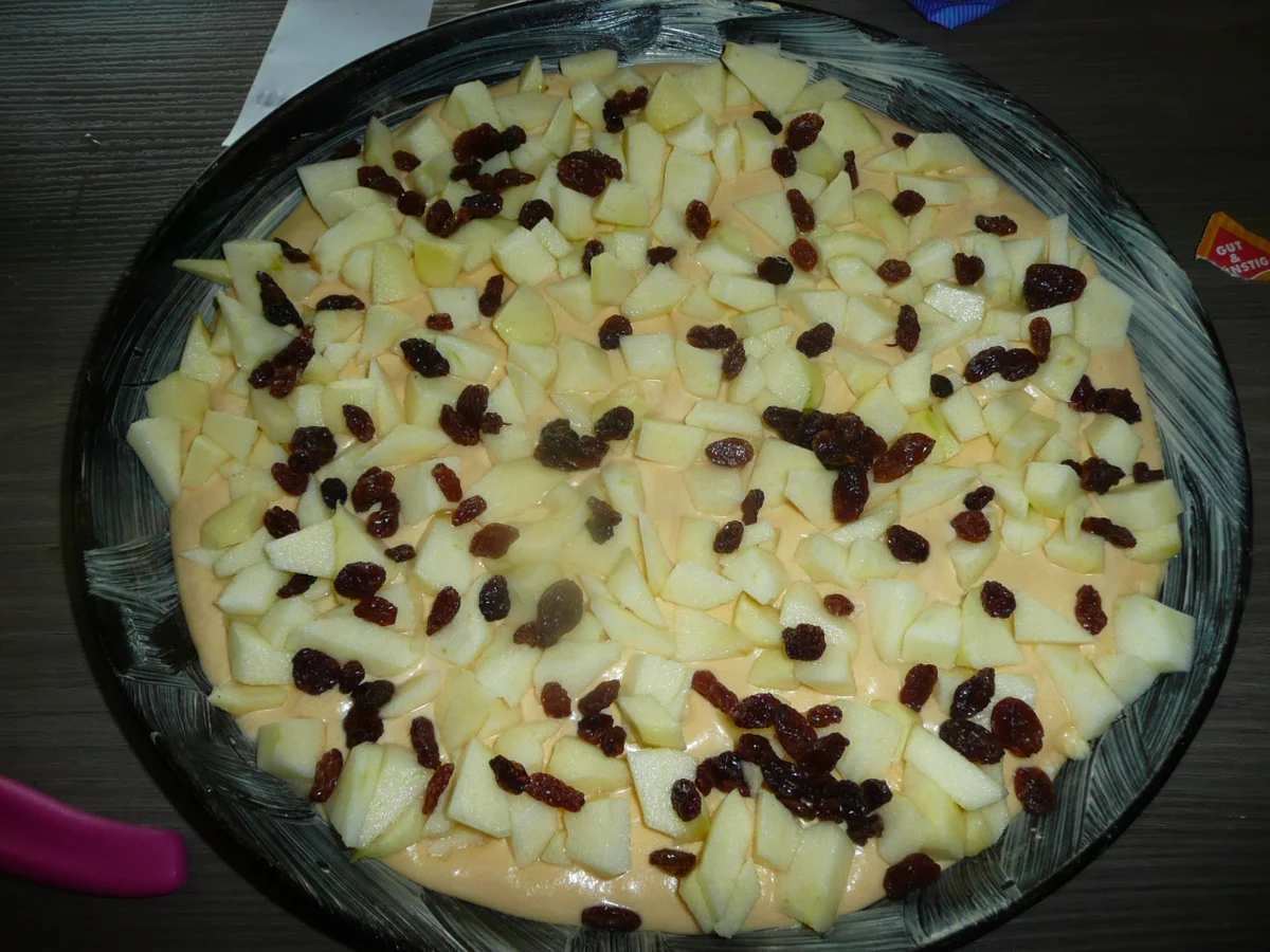 Apfelkuchen zu Pfingsten. - Rezept