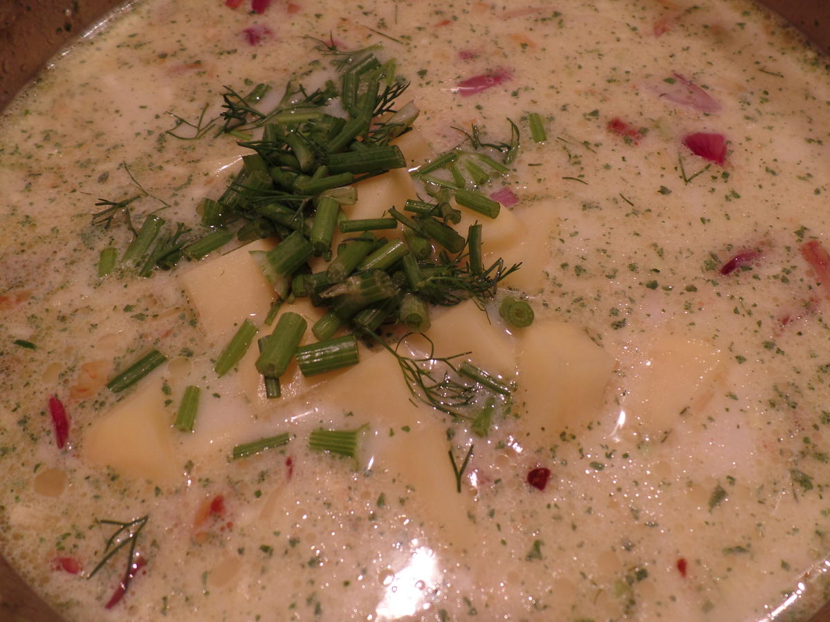 Skandinavische  Kartoffelsuppe - Rezept - Bild Nr. 6