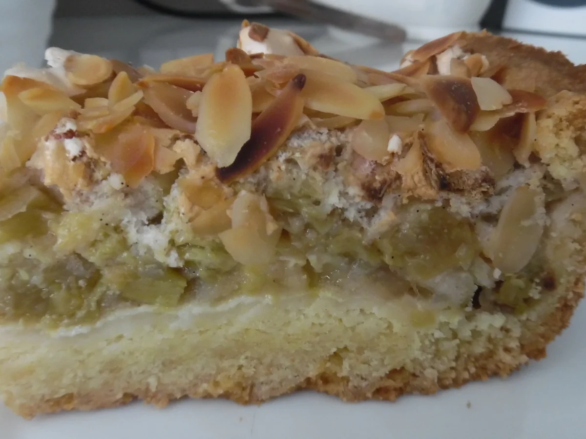 Rhabarber-Meringue-Kuchen - Rezept