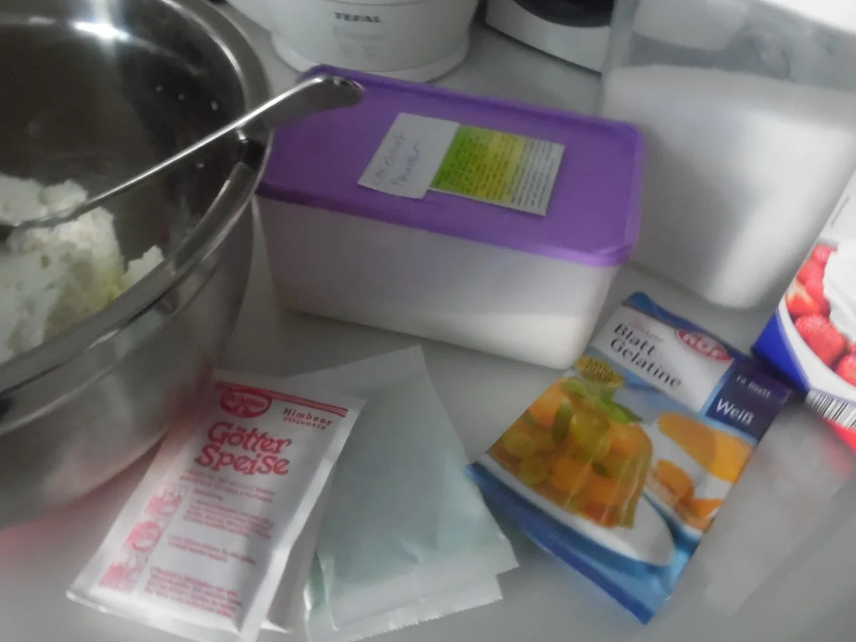 Käse-Sahne-Schnitten "Tricolore" - Rezept - Bild Nr. 7