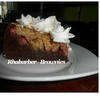 BiNe` S RHABARBER BROWNIES - Rezept