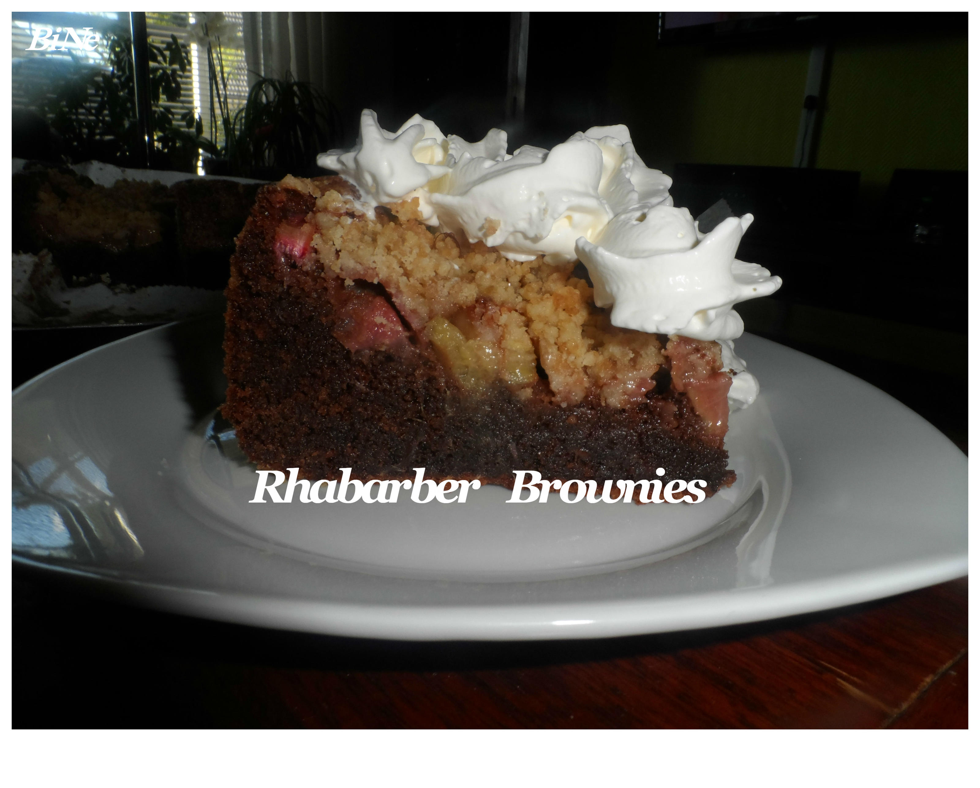 Bilder für BiNe` S RHABARBER BROWNIES - Rezept