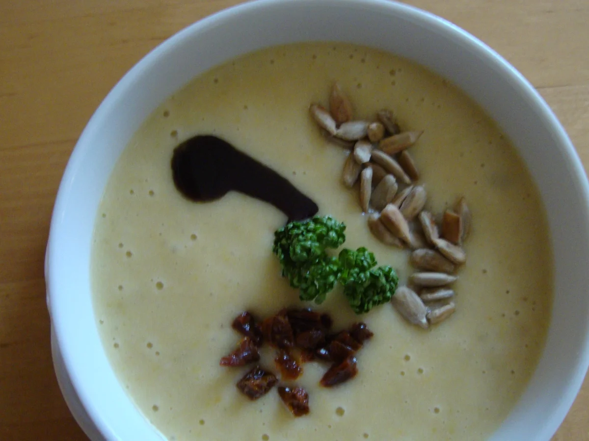 Kartoffel-Frischkäsecreme Süppchen - Rezept