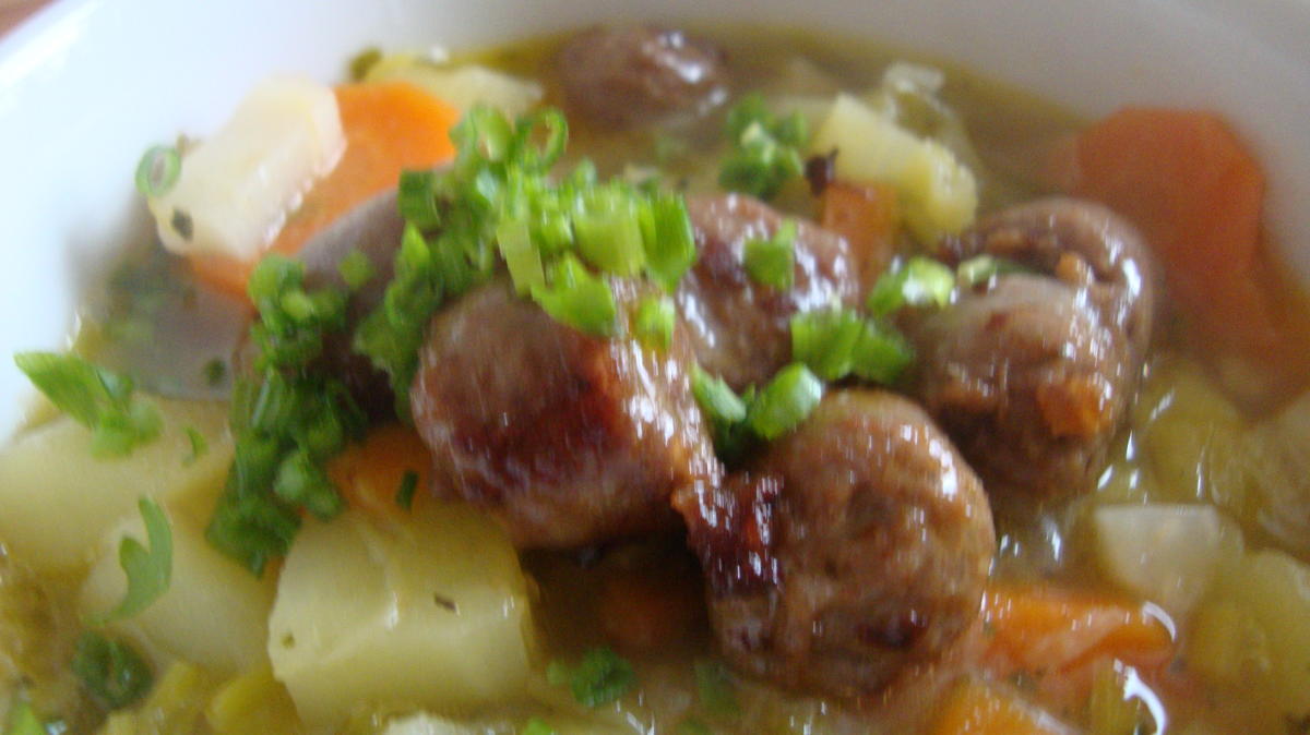 Rheinische Kartoffelsuppe... - Rezept mit Bild - kochbar.de