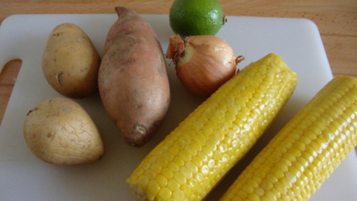 Curry-Maiscremesüppchen mit Speck und Pfeffercroutons als Topping - Rezept - Bild Nr. 2