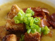 Curry-Maiscremesüppchen mit Speck und Pfeffercroutons als Topping - Rezept - Bild Nr. 13