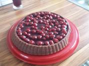 Schokoladen Obst Kuchen - Rezept