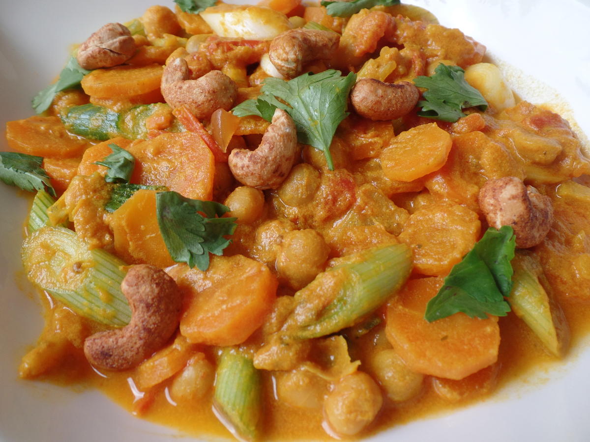 Indisches Kichererbsen-Curry - Rezept mit Bild - kochbar.de