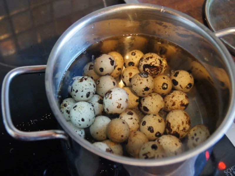 Wachteleier in Kräutersauce mit Frühkartoffeln und Rote Bete - Rezept - Bild Nr. 3