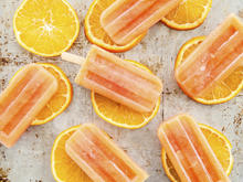 Orangen-Wassereis schnell und einfach selber machen - Rezept - Bild Nr. 2