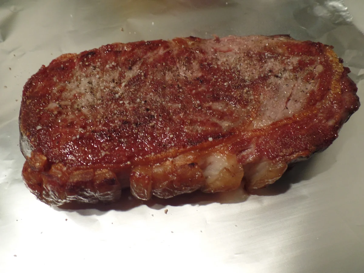 Rindersteak mit Pilzsalat - Rezept - Bild Nr. 5