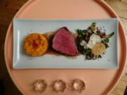 Rinderfilet mit warmem Salat und Süßkartoffelstampf - Rezept