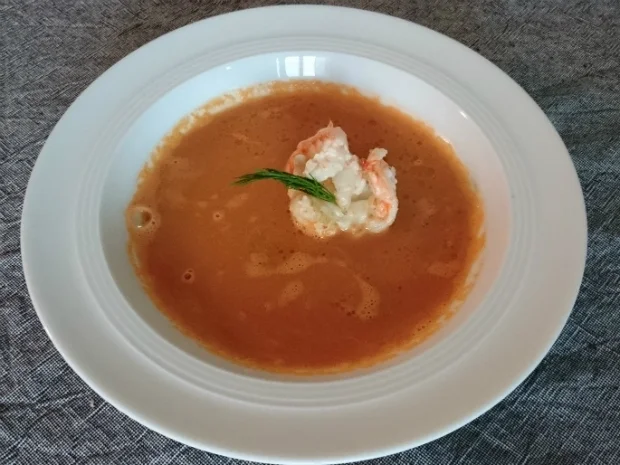 Hummersuppe mit Kaisergranat - Rezept