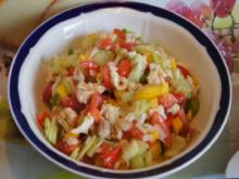 Gemischter Salat mit Forellen Filets - Rezept