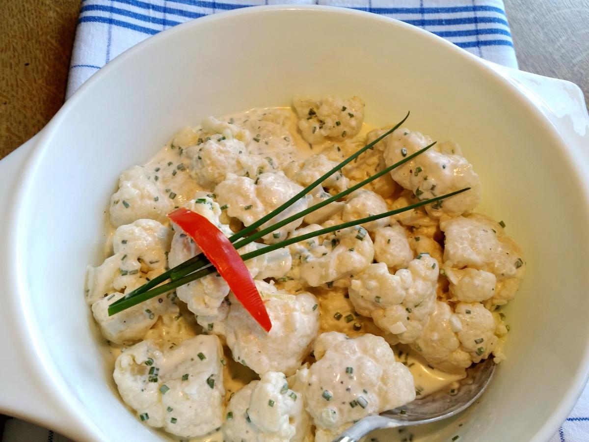 Salat vom Blumenkohl ... - Rezept