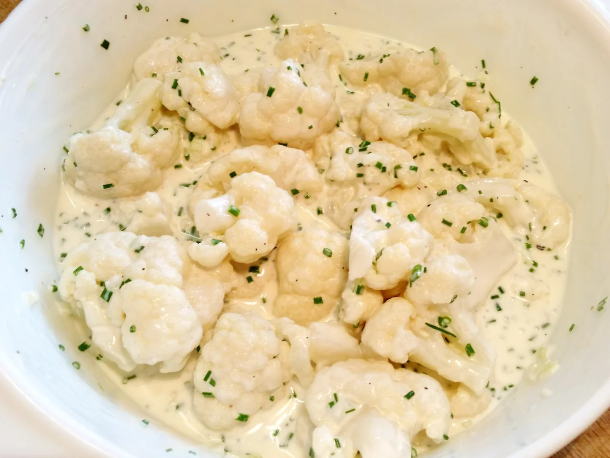 Salat vom Blumenkohl ... - Rezept - Bild Nr. 5