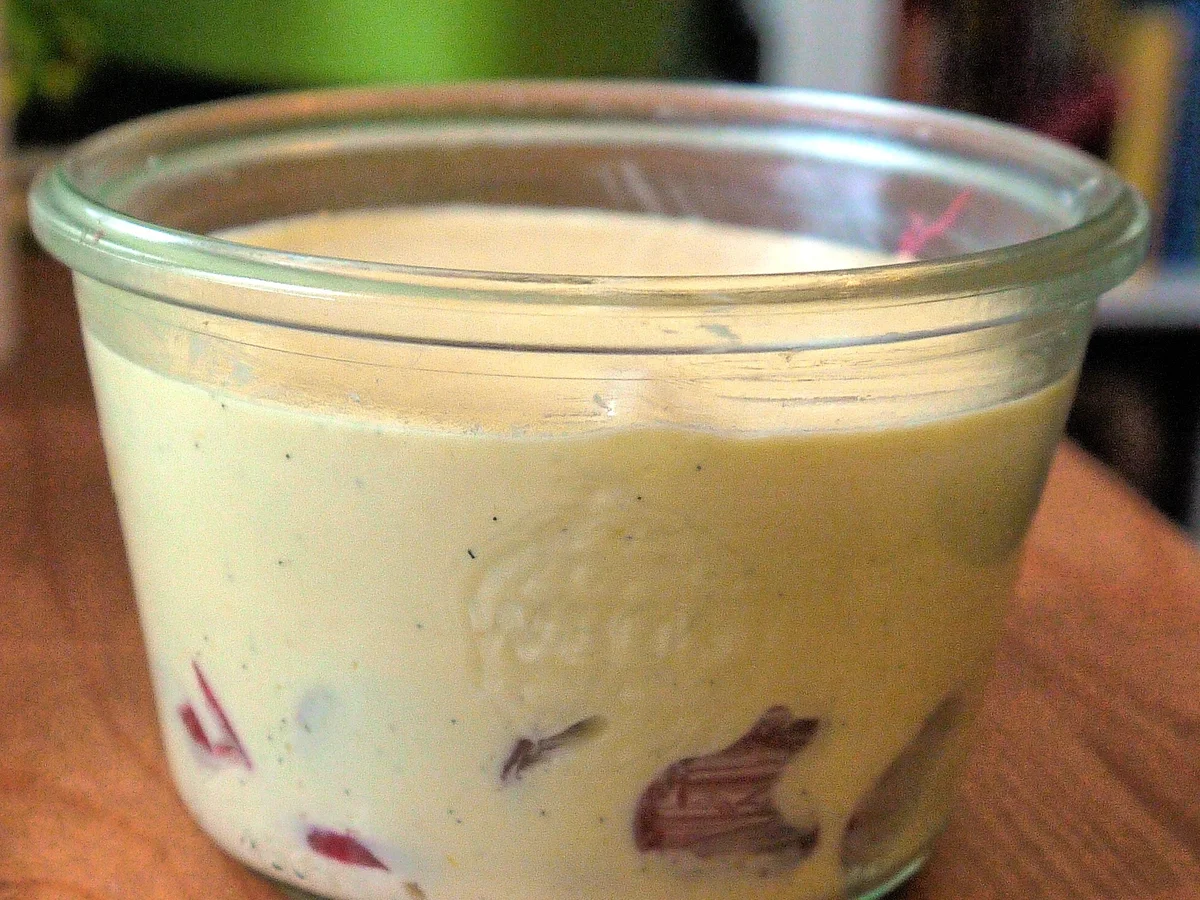 Gebackenes Rhabarber-Frischkäse-Dessert mit Whisky-Sahne-Sauce - Rezept - Bild Nr. 7