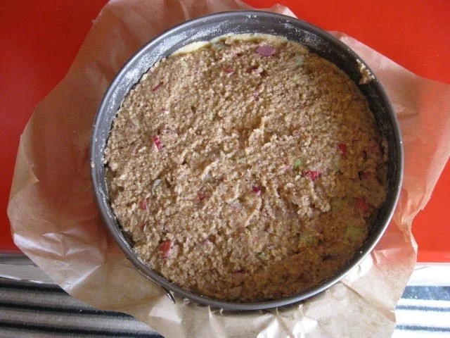 Rhabarber Nuss Sahne Kuchen - Rezept - Bild Nr. 12