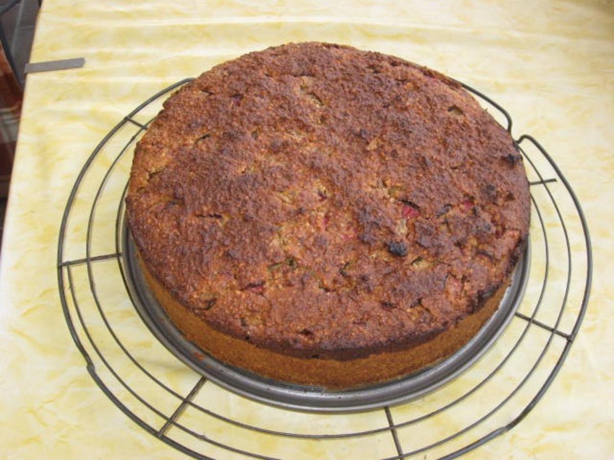 Rhabarber Nuss Sahne Kuchen - Rezept - Bild Nr. 14